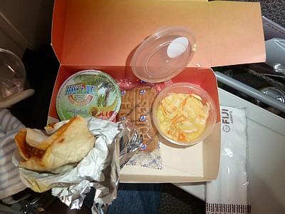 Fiji Airways inflight meals SYD-NAN July 2014