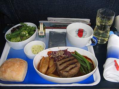 Steak on SAS, LHR-ARN Aug 2007