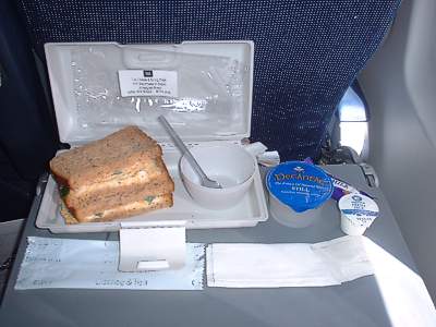 Cheese and Onion sandwiches on SAS